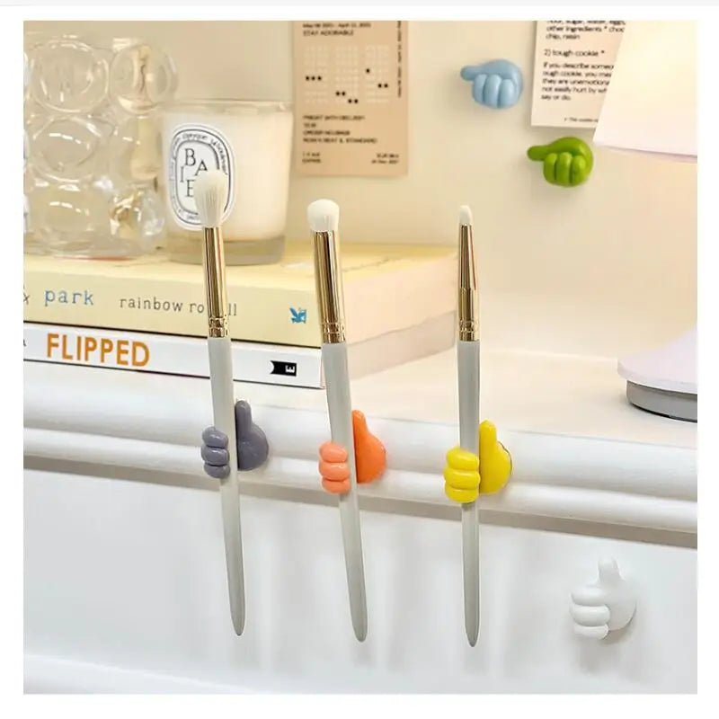 Thumb Mini Cable Organizer Silicone USB Cable Management Clips Desktop Wire Manager Cord Holder For Earphone Mouse Bobbin Winder