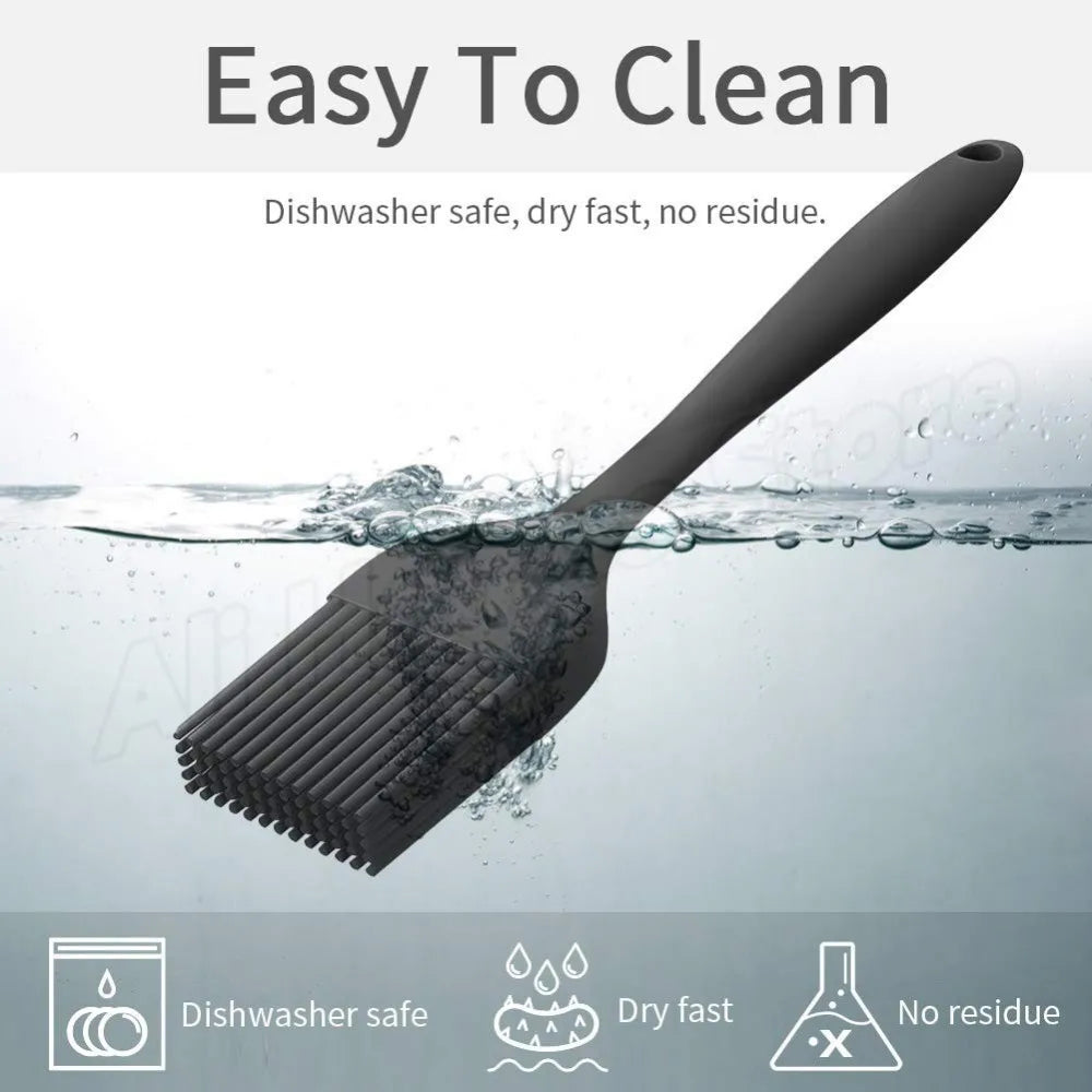 5/3/2/1pcs Silicone Kitchen Brush Basting Pastry Brush Cooking OilBrush for Sauce Butter Marinades Food Brushes BBQ Grill Baster