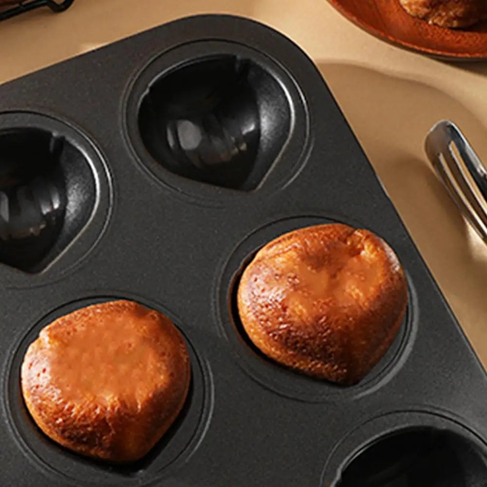 Bread Baking Pan Non-Stick Cupcake Pan Cake Pan Muffin Tin Even Heating Muffin Pan For Everyday Cooking Family Dinners