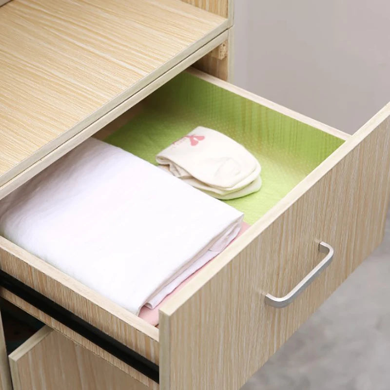 4pcs Refrigerator Pad Non-Slip Waterproof Can Be Cut Fridge Shelf Liner Mat Kitchen Washable Drawer Cabinet Pads Table Placemats