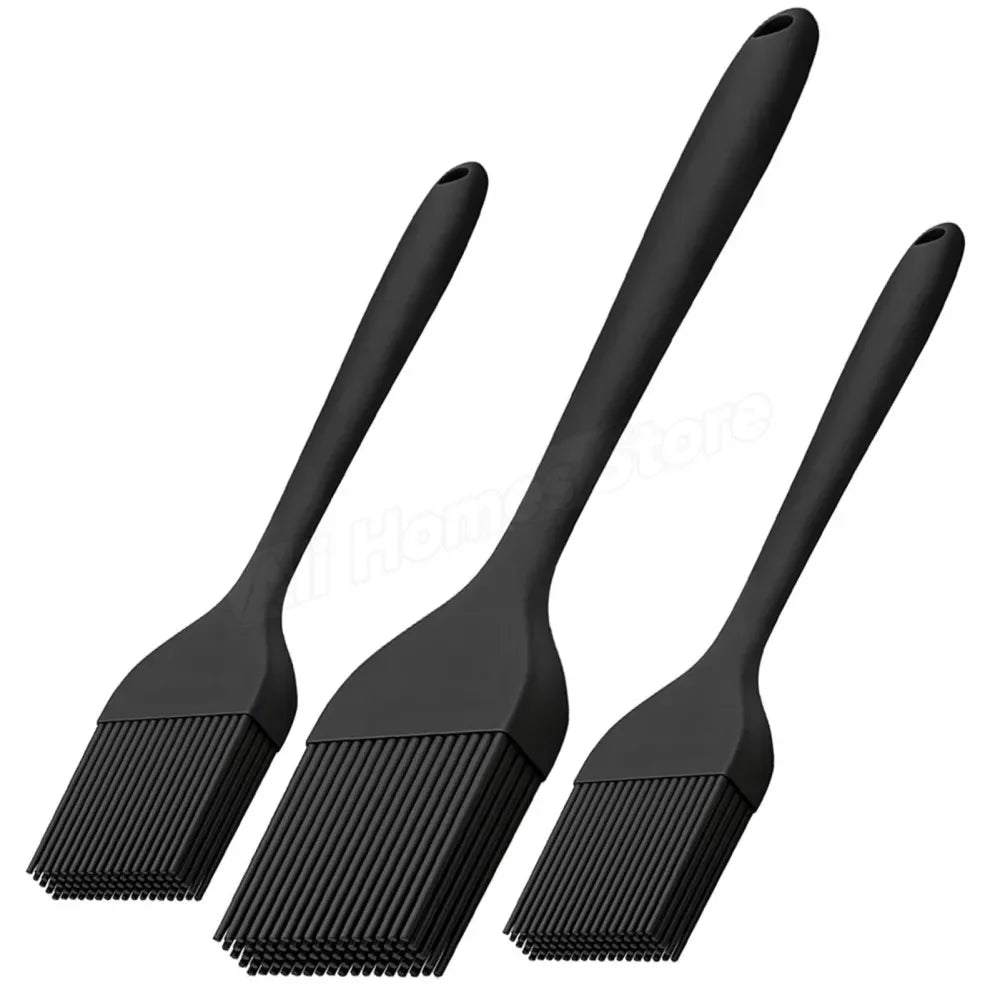 5/3/2/1pcs Silicone Kitchen Brush Basting Pastry Brush Cooking OilBrush for Sauce Butter Marinades Food Brushes BBQ Grill Baster