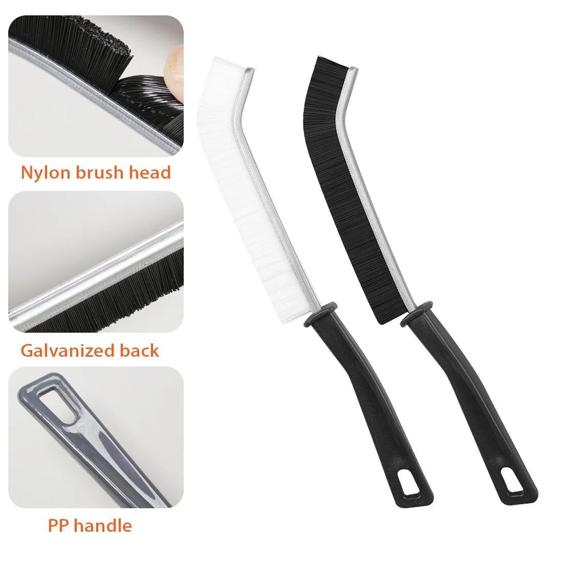 Long Gap Cleaning Brush Car Household Tile Narrow Joints Scrubber Stiff Bristles Crevices Cleaner Brushes Durable Clean Tools