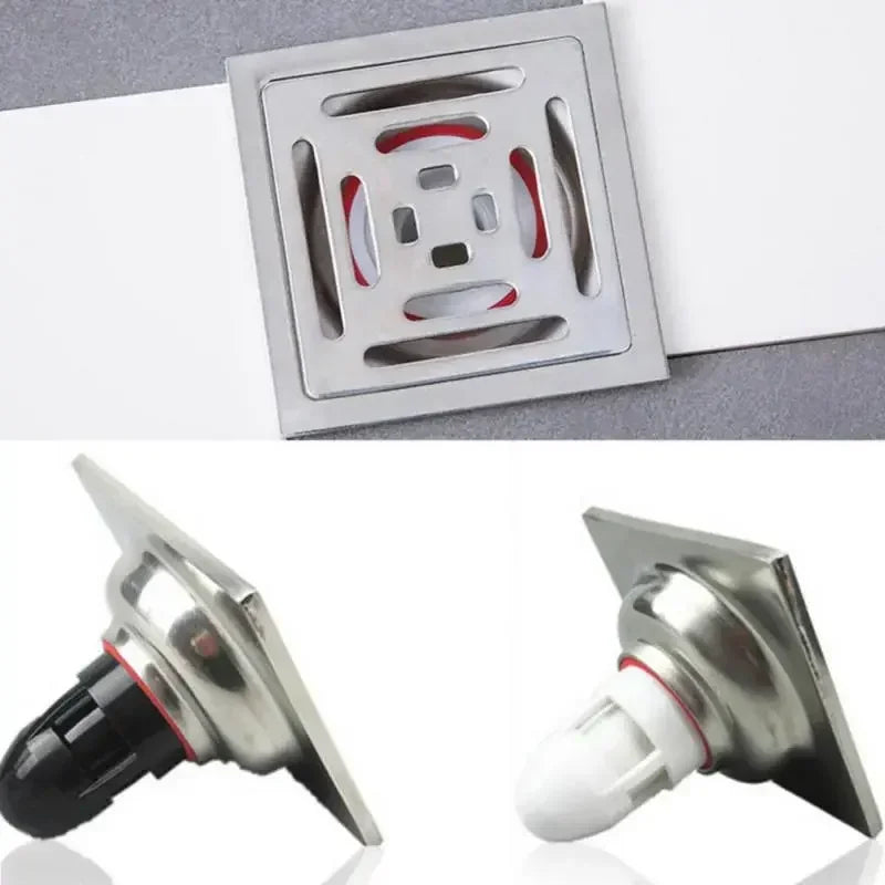 Bath Shower Strainer Kitchen Bathroom Water Drain Filter Cover Plug Trap Siphon Sink Insect Prevention Deodorant Drain Plug