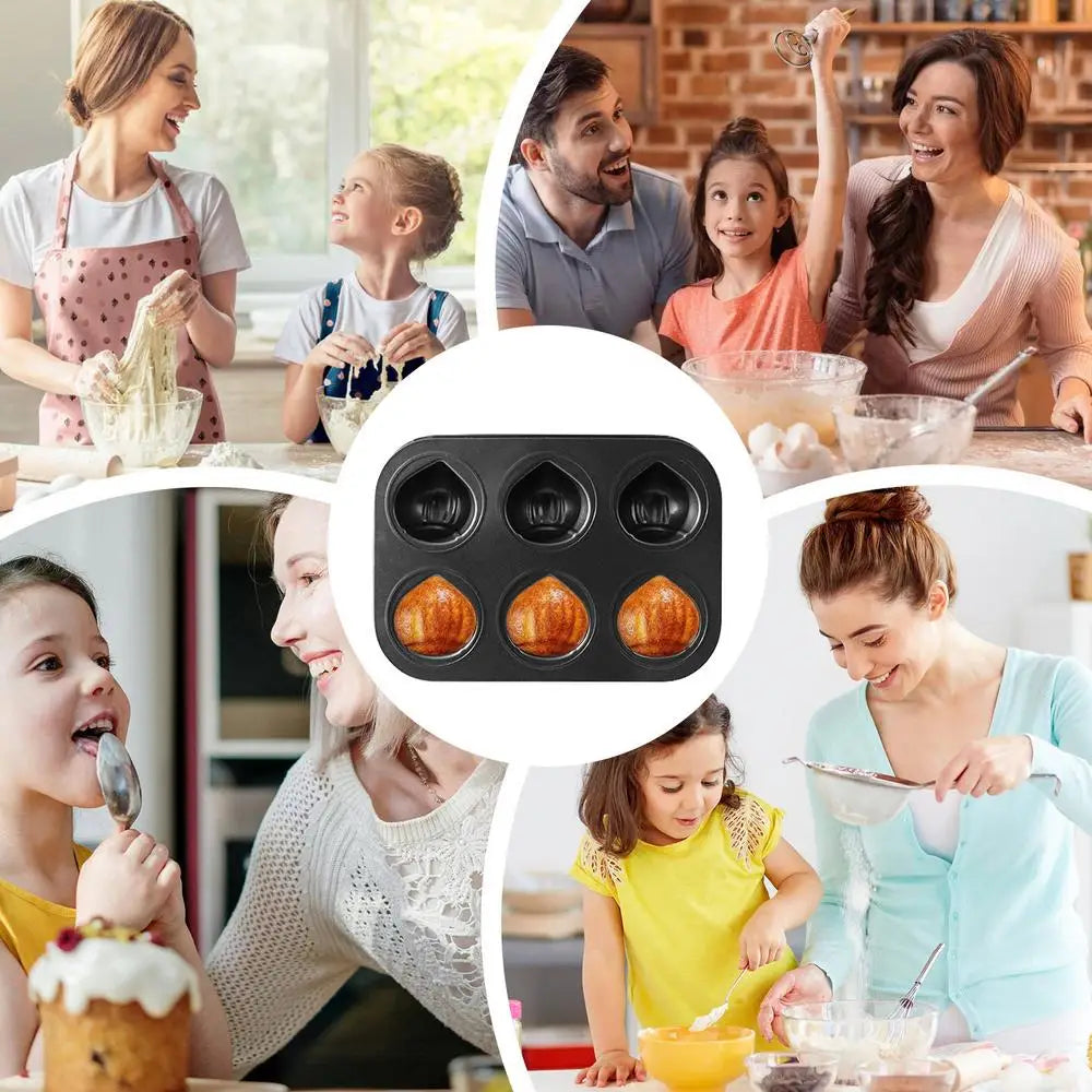 Bread Baking Pan Non-Stick Cupcake Pan Cake Pan Muffin Tin Even Heating Muffin Pan For Everyday Cooking Family Dinners